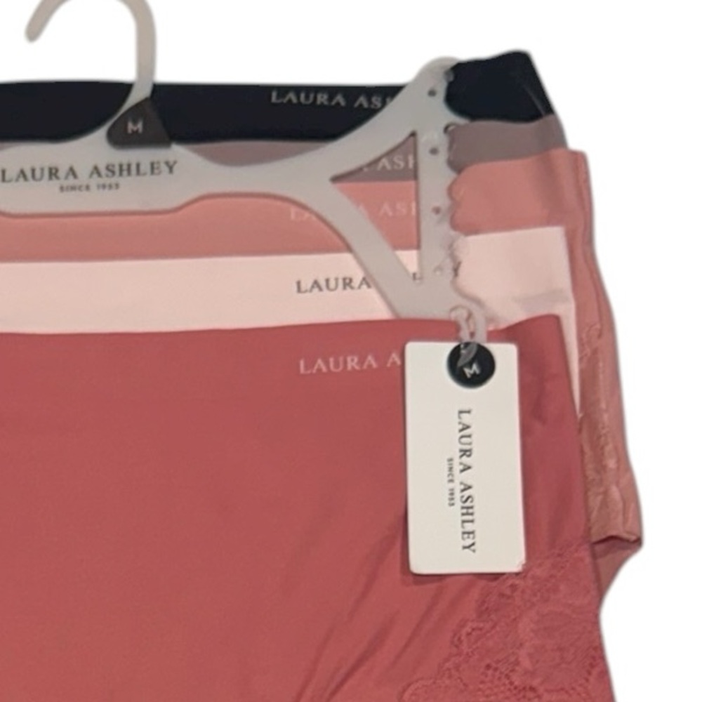 LAURA ASHLEY 5 Pack Panties No Show Super Soft Lace Detail NWT Medium - Picture 7 of 10
